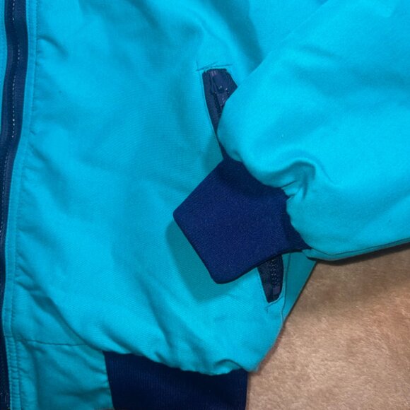 Cooper Tire Sportsmaster Polar Fleece‎ Jacket Teal/Navy Fleece Lined  Sz M (AA3) - Picture 5 of 7